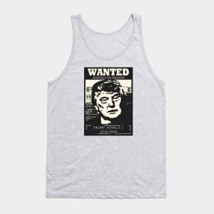 Trump Wanted Sign Tank Top